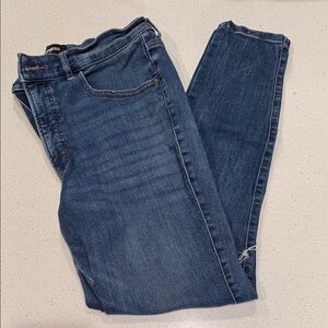 Express Dark Blue Skinny Jeans